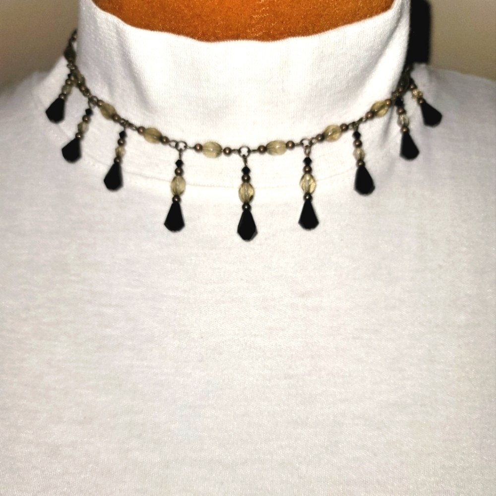 Beaded choker